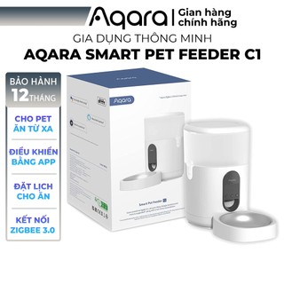 Máy cho chó mèo ăn tự động Aqara Smart Pet Feeder C1 - HÀNG QUỐC TẾ - Kết nối wifi, Điều khiển từ xa, hẹn lịch trình