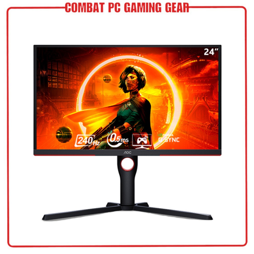 Màn Hình AOC 25G3Z/74 24''/FHD/IPS/240hz/0.5ms/G-Sync
