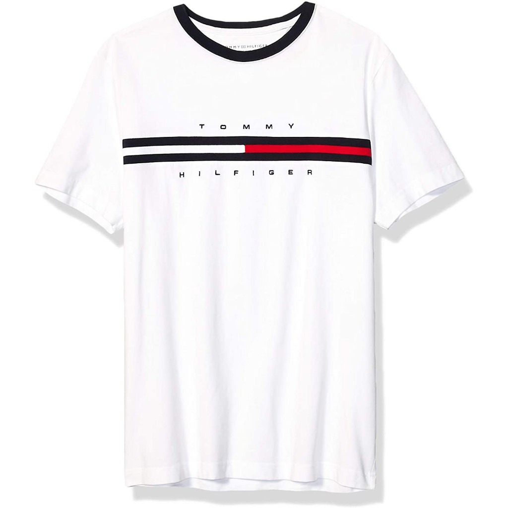 Áo Thun TOMMY HILFIGER ESSENTIAL FLAG LOGO Màu Trắng 7849807 100