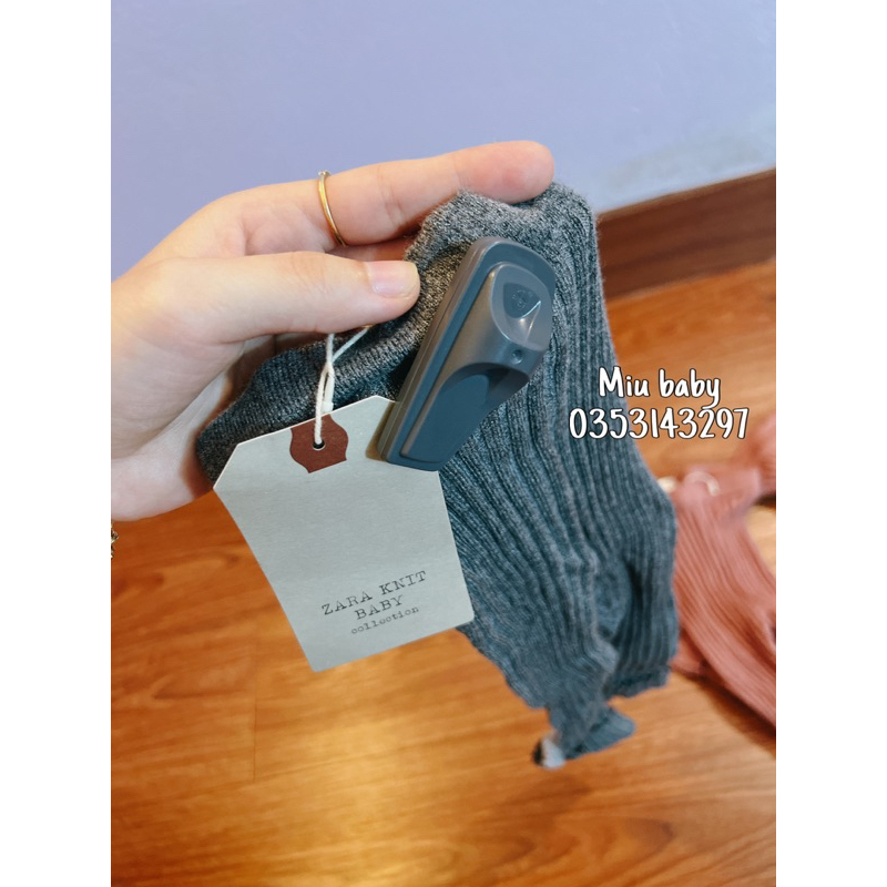 Quần len cục bông bé gái 2 màu xuất du Z@r@