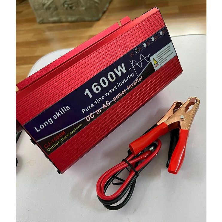 Bộ kích điện sóng sine chuẩn 12v lên 220v công suất 1600w