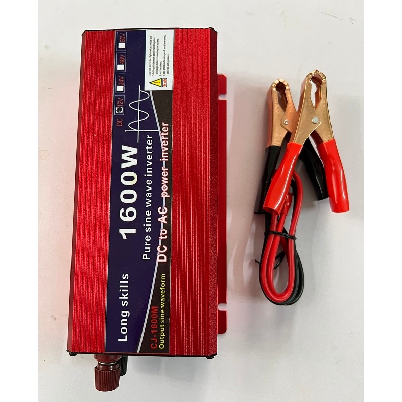 Bộ kích điện sóng sine chuẩn 12v lên 220v công suất 1600w