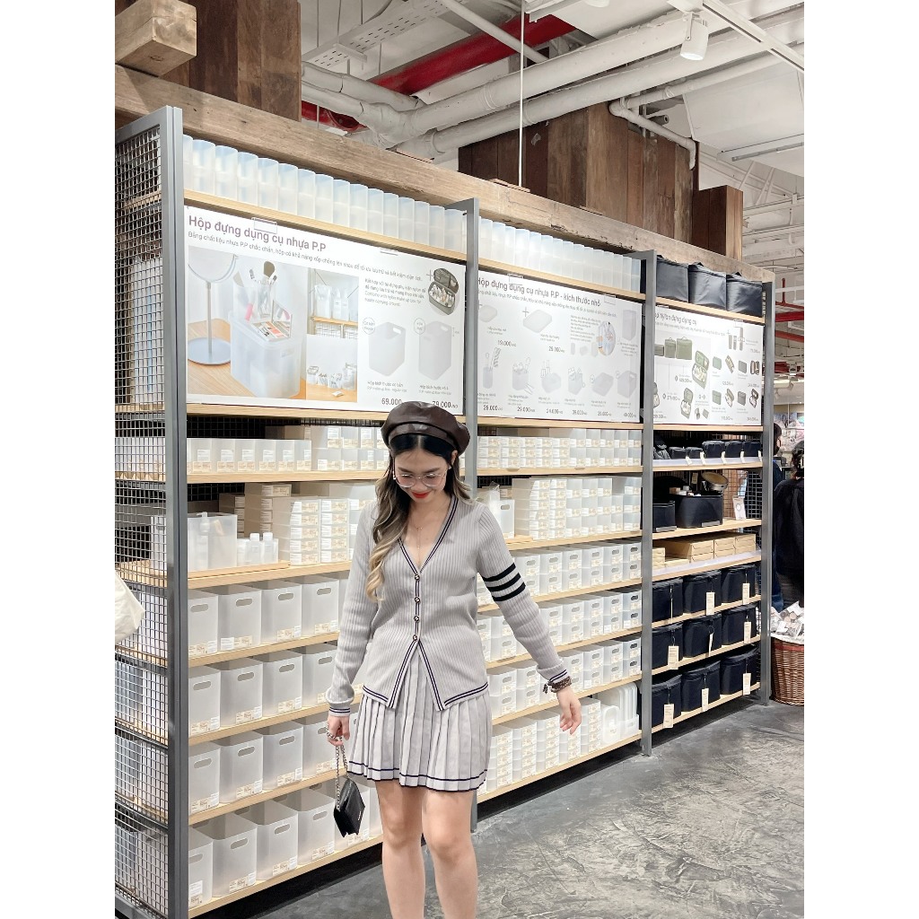 Set đồ tiểu thư chất len tăm xinh yêu