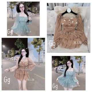 [SIÊU PHẨM] ĐẦM VOAN HOA 3 TẦNG XINH BG1410201