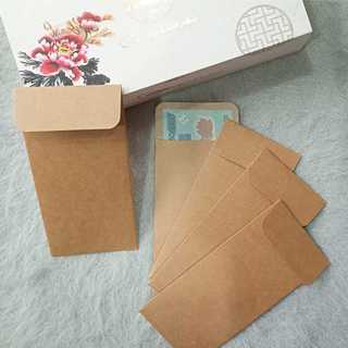 Set 10 Bao Lì Xì Trơn Giấy Dày