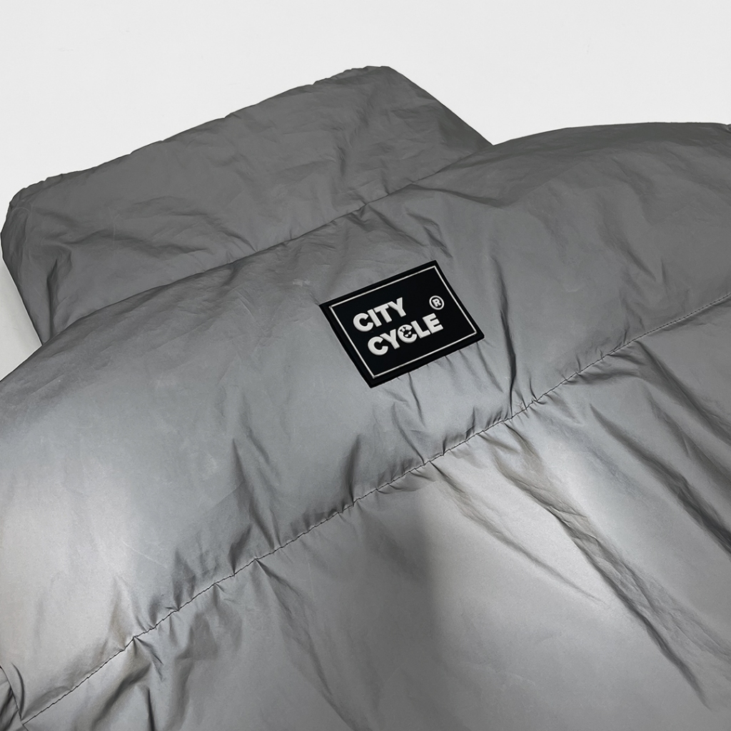 Áo Khoác Phao Local Brand Nimbus City Cycle phản quang oversize nam nữ form rộng