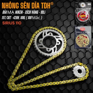 Nhông Sên Dĩa 10 ly Sirius 50/110 , Wave , Dream TDH