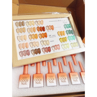 Set sơn thạch 24 màu verygood nail , Freeship - Tặng Bảng Màu Công ty