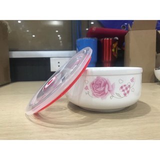 Bộ 3 thố sứ nắp hút chân không