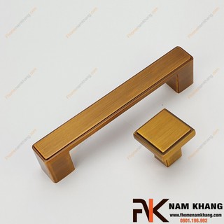 Tay nắm tủ dạng vuông cao cấp màu nâu Cà phê NK026-CF (giá 1 cái)