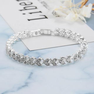Vòng tay AMUVEO hợp kim đính đá nổi bật, phong cách sang trọng, luxury