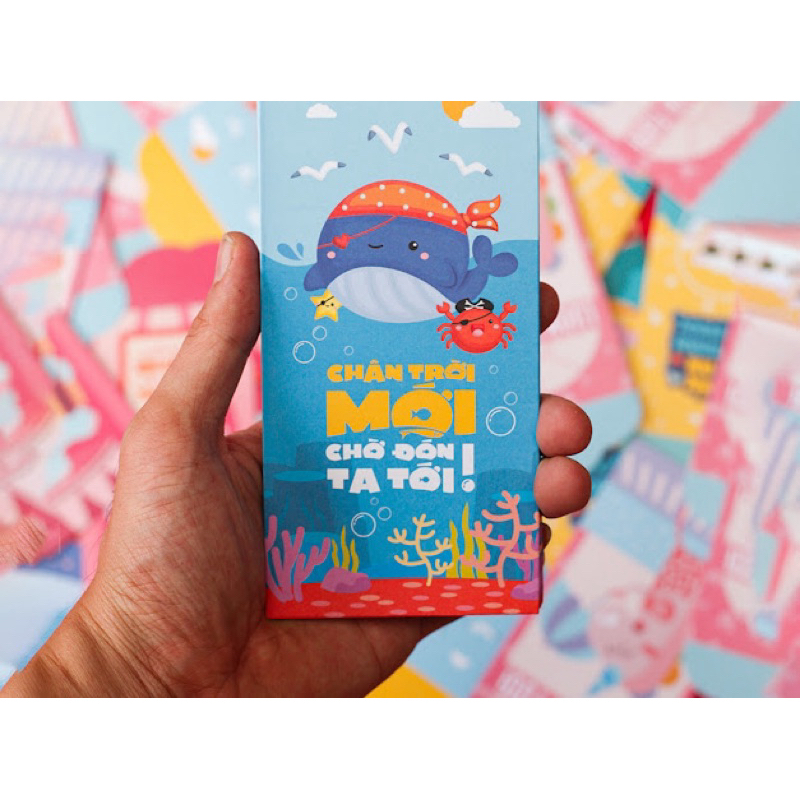 Set 6 bao lì xì đáng yêu Tết Giáp Thìn 2024