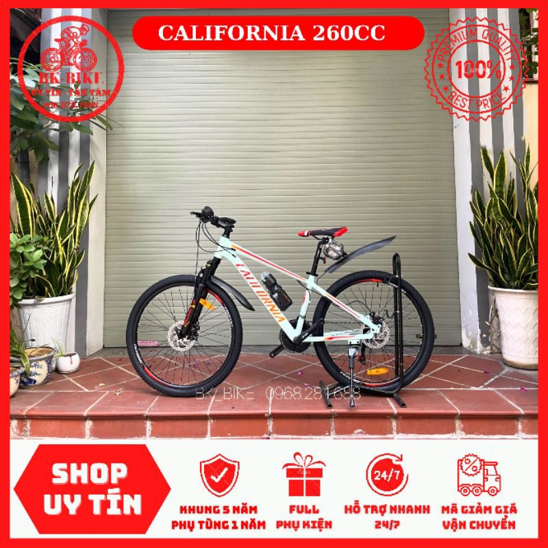 Xe Đạp Thể Thao California 260cc 2024 - Khung Nhôm, Groupset Shimano EF41, Size 26" Khung S