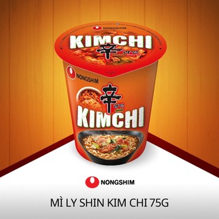 Ly mì kim chi ramyun nongshim 75g - mì ly ăn liền chính hãng hàn quốc