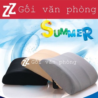 Gối tựa lưng ghế văn phòng (đệm lưng) CỠ TO DÀY 12CM cao su non ZURI PILLOW