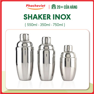 Shaker inox 550ml, 350ml, 750ml