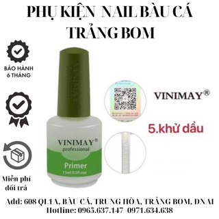 Kiềm Dầu Vinimay Chính Hãng - Primer Chuyên Dụng Cho Dân Làm Móng Giúp Sơn Gel Bền Và Bám Lâu Hơn - Sơri Nail
