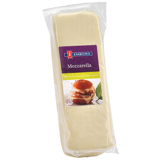 Phô mai Mozzarella Emborg 40% (2.3kg) - [CHỈ SHIP HỎA TỐC HN]