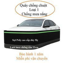 Quây lưới chống chuột ô tô hiệu quả 100% nỉ dày 5 ly siêu bền có chân inox chống cắn + phản quang