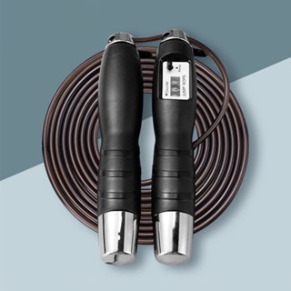 Dây nhảy đếm số vòng dây giảm cân thể lực đàn hồi dài 2.9m, hỗ trợ luyện tập thể dục, thể thao tại nhà