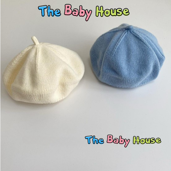 Nón Len Cho Bé 💛 𝐅𝐑𝐄𝐄𝐒𝐇𝐈𝐏💛 Mũ Len Bánh Tiêu Đáng Yêu Cho Bé 6-30 Tháng Tuổi