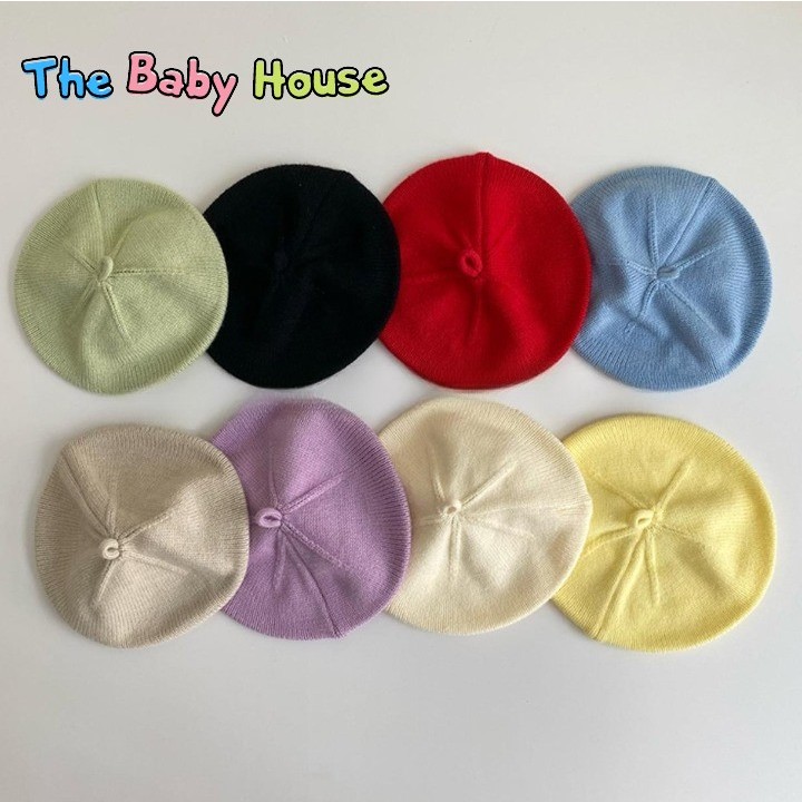 Nón Len Cho Bé 💛 𝐅𝐑𝐄𝐄𝐒𝐇𝐈𝐏💛 Mũ Len Bánh Tiêu Đáng Yêu Cho Bé 6-30 Tháng Tuổi