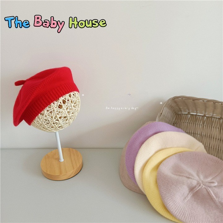 Nón Len Cho Bé 💛 𝐅𝐑𝐄𝐄𝐒𝐇𝐈𝐏💛 Mũ Len Bánh Tiêu Đáng Yêu Cho Bé 6-30 Tháng Tuổi