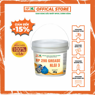 Mỡ bôi trơn chịu nhiệt NP 290 GREASE Xô 4 KG