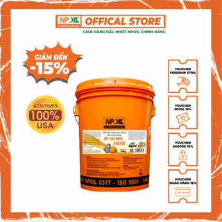Mỡ bôi trơn đa năng NP 180 MP3 GREASE Xô 15 KG