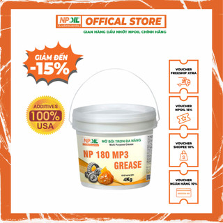 Mỡ bôi trơn đa năng NP 180 MP3 GREASE Xô 4 KG