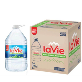 [hỏa tốc] thùng 4 bình nước suối tinh khiết Lavie 5 lit