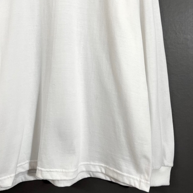 Áo thun dài tay The Dorothie trắng hoa nhí chất cotton form rộng unisex nam nữ A22