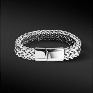 Vòng tay kim loại nam, nữ Helios Braid V