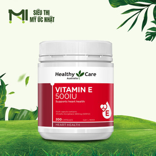 Viên uống vitamin e healthy care 500iu của úc 200 viên
