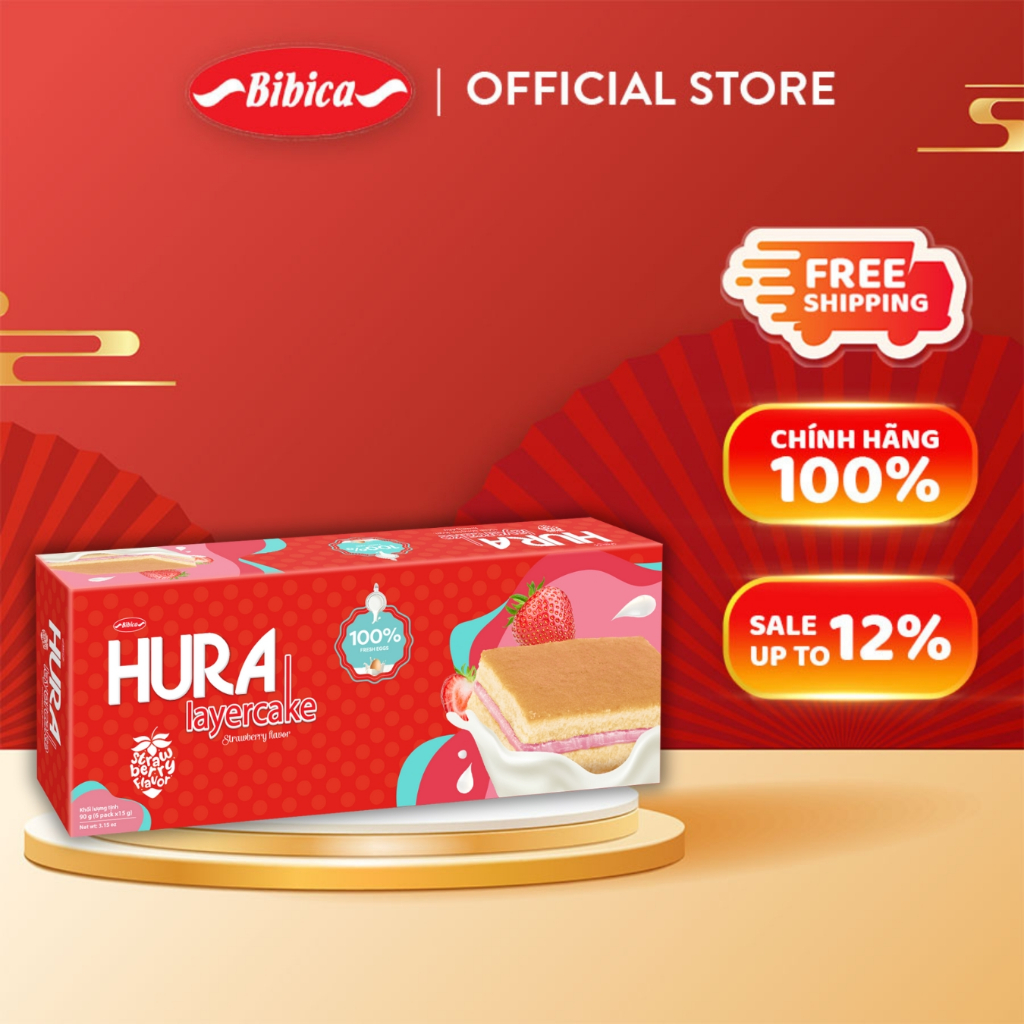 Bánh Hura Layer Cake Bibica 90g - 210g
