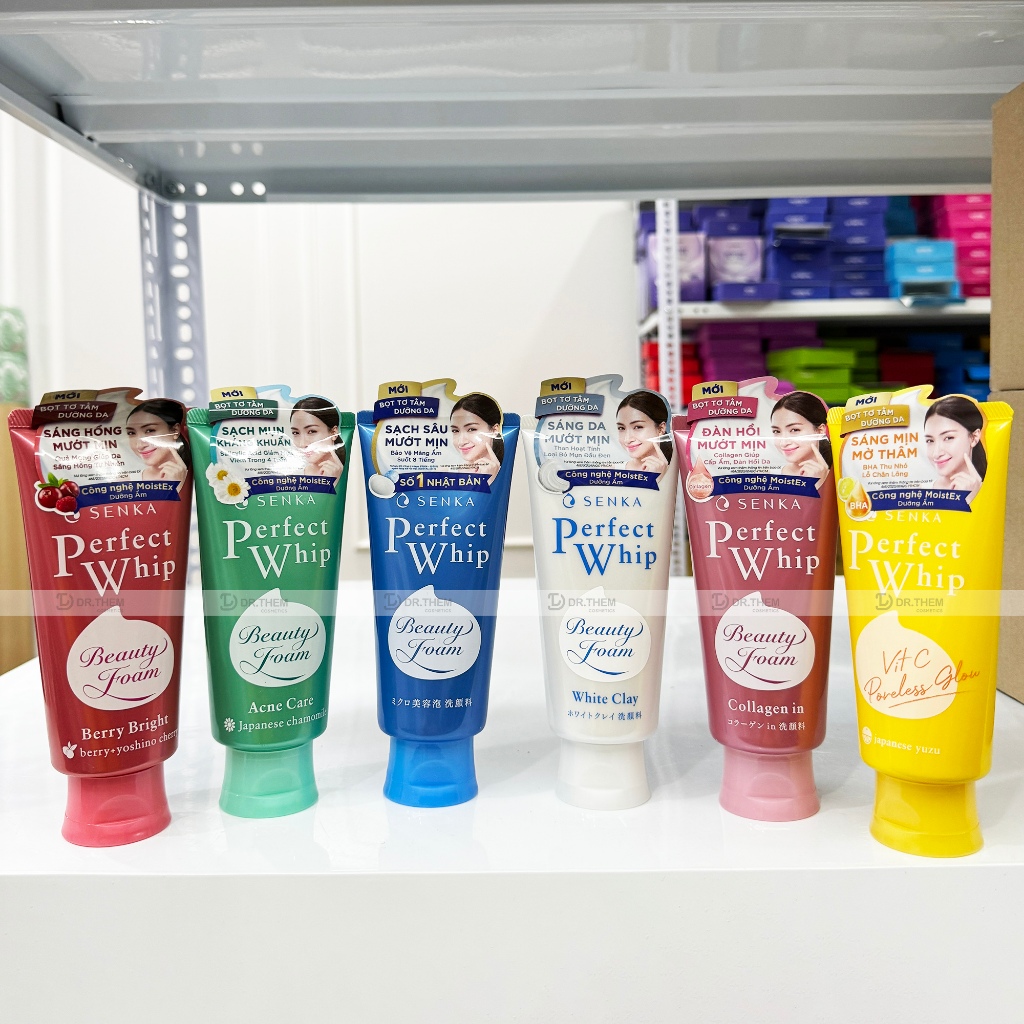 Sữa Rửa Mặt Senka Perfect Whip 100g & 120g