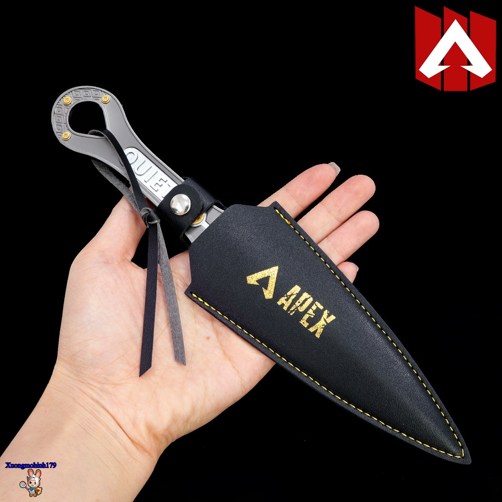 Mô hình cosplay Apex Legends Kunai Wraith Ninja Heirloom 25cm full hợp kim kèm kệ đỡ bao da