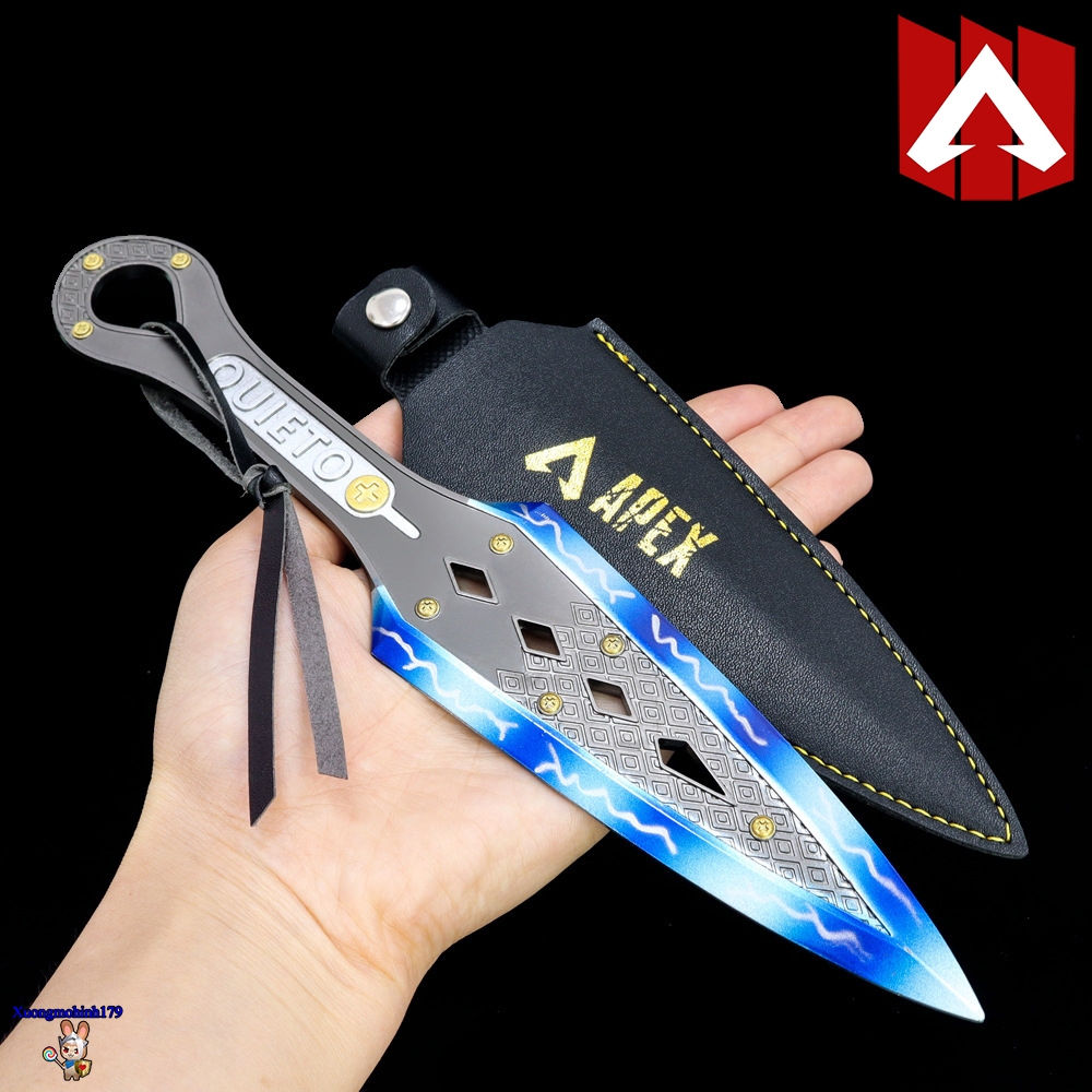 Mô hình cosplay Apex Legends Kunai Wraith Ninja Heirloom 25cm full hợp kim kèm kệ đỡ bao da