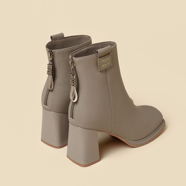 Bốt Nữ Cao Gót 7cm, Bên Trong Lót Lông, Hàng QC Cao Cấp