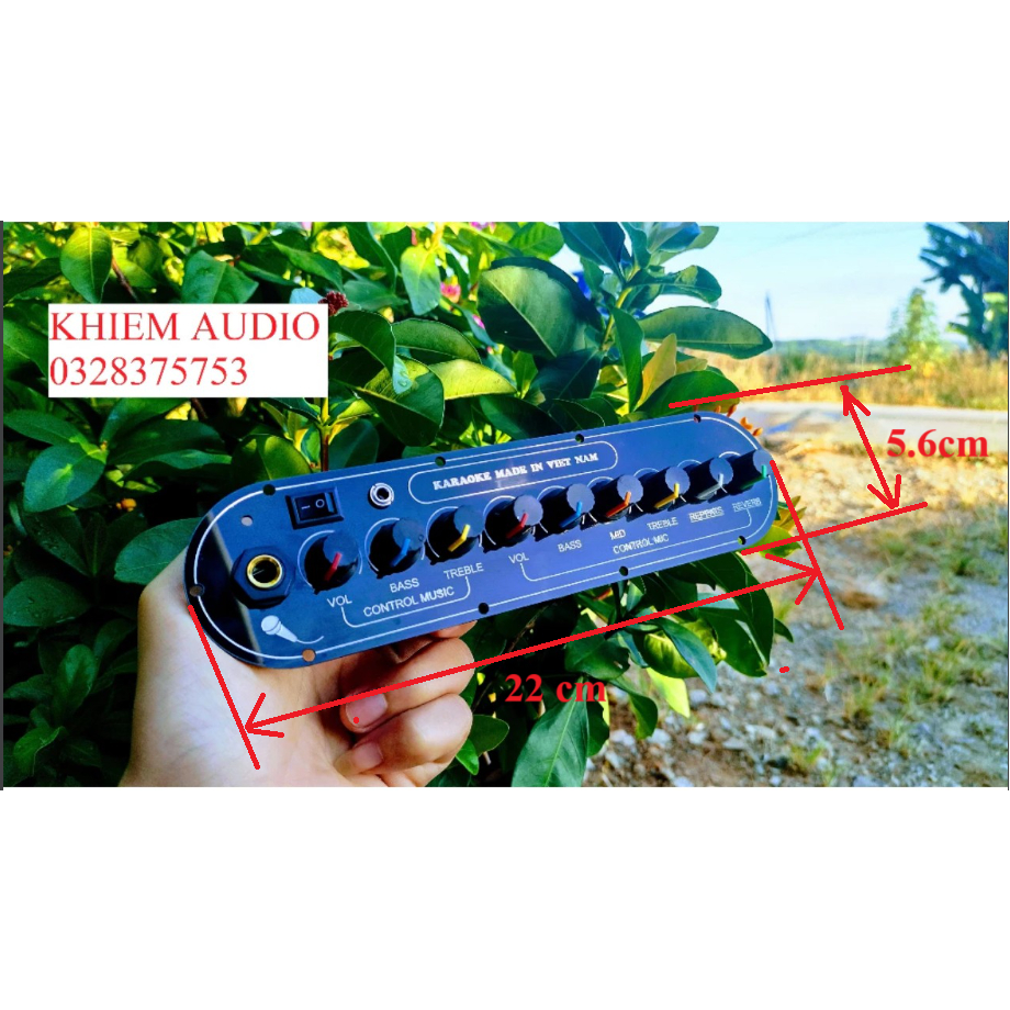 Tấm mica cho pre karaoke 9 nút bo tròn