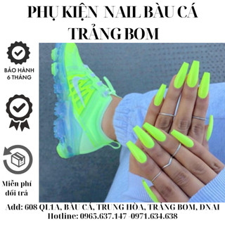 Sơn gel xanh neon, xanh nõn chuối