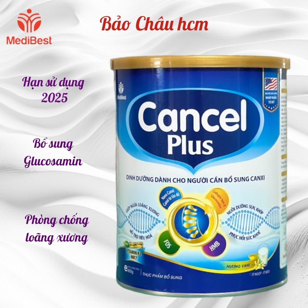 Sữa Cancel Plus 800g (HSD 5/2025) dành cho người loãng xương