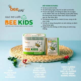 GẠC RƠ LƯỠI BEEKIDS (36 gói / hộp)