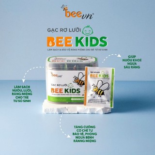 GẠC RƠ LƯỠI BEE KIDS (36 chiếc/hộp) NSX 2/8/2024