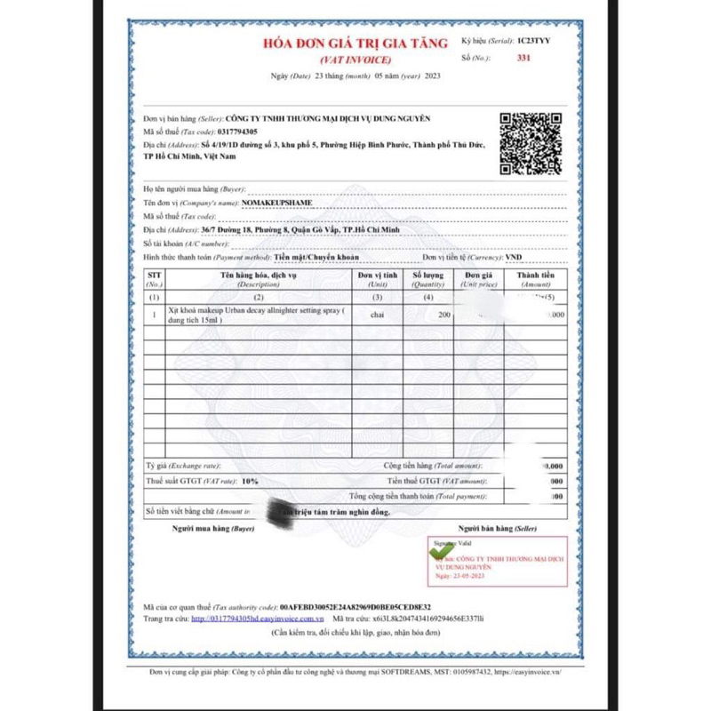 Xịt khoá nền makeup Urban Decay All Nighter Makeup setting spray 15ml/118ml fullbox/unbox