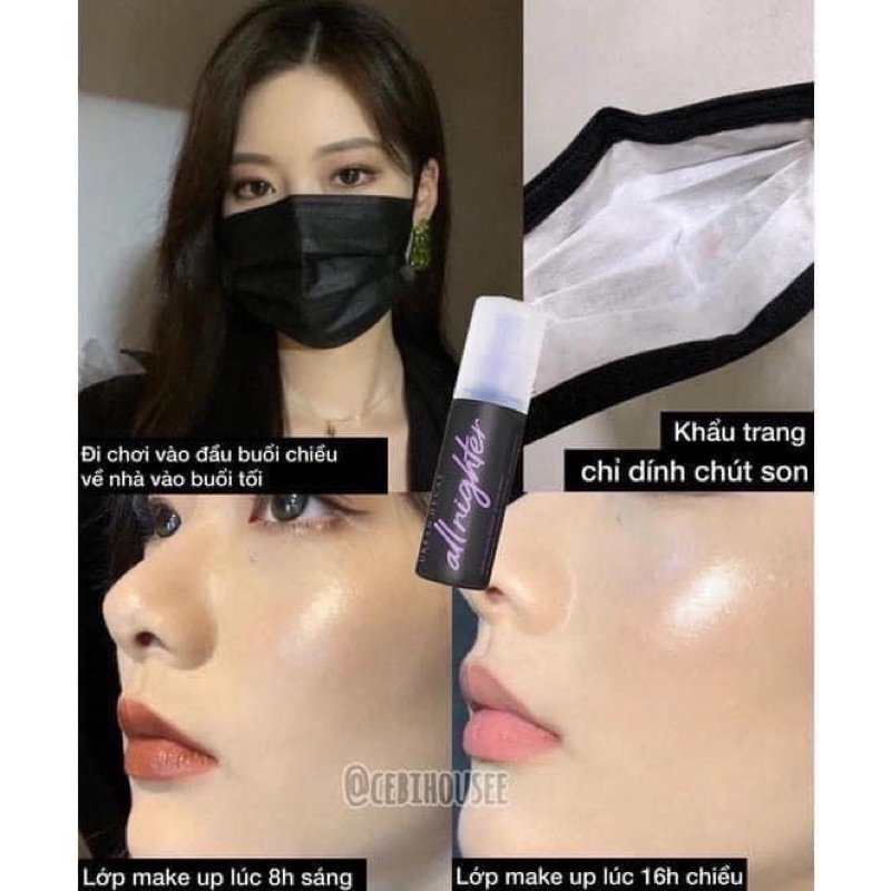 Xịt khoá nền makeup Urban Decay All Nighter Makeup setting spray 15ml/118ml fullbox/unbox