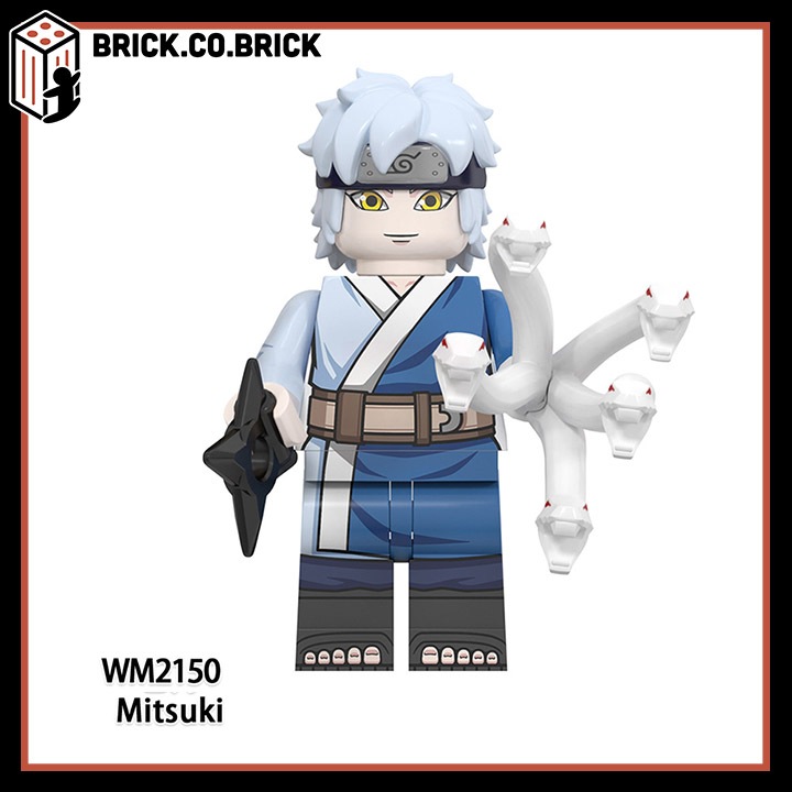Naruto Sasuke Itachi Mô hình Đồ chơi Nhân vật Làng Lá Lắp ráp Mitsuki Jyuugo WM6113