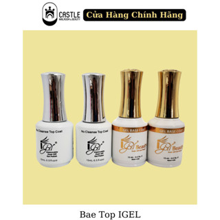 Base Top IGEL siêu bóng, siêu bền - Base top Igel nhập khẩu Mỹ chính hãng (15ml) - Sơn gel liên kết và top phủ bóng
