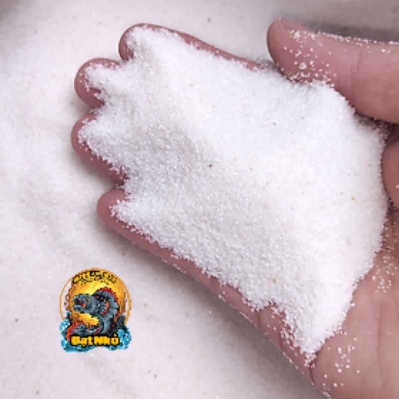 Cát thạch anh trắng trang trí hồ thủy sinh tiểu cảnh