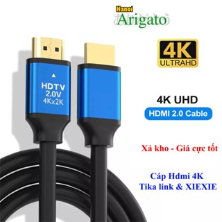 Xả kho Dây Hdmi 4K dài 10m, 15m, 20m Tika link / Xiexie Siêu nét, siêu rẻ đầu bọc kim loại